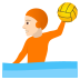 🤽🏻 person playing water polo: light skin tone display on JoyPixels